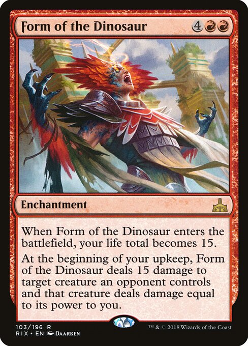 Form of the Dinosaur - Rivals of Ixalan - 103