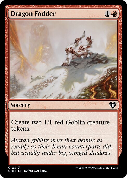 Dragon Fodder - Commander Masters - 217