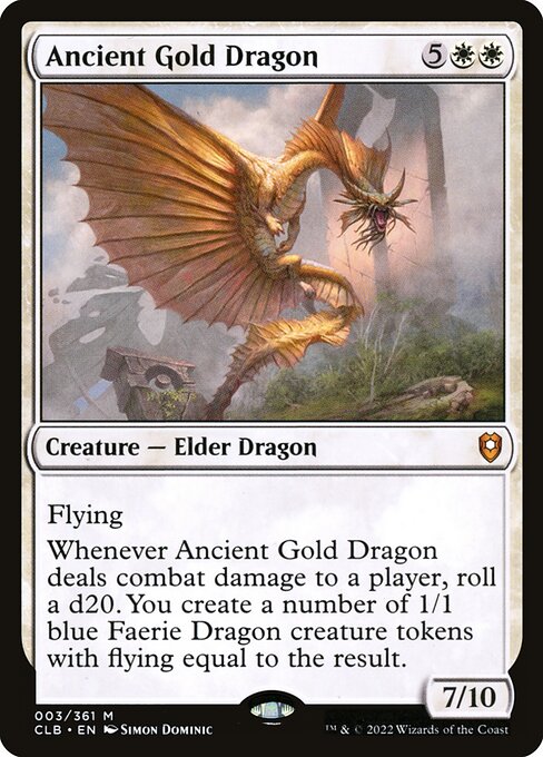 Ancient Gold Dragon - Commander Legends: Battle for Baldur's Gate - 3