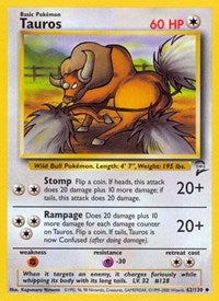 Tauros - Base Set 2 - 062/130