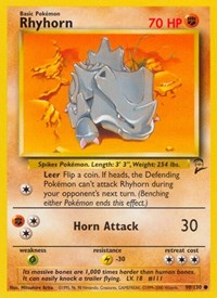 Rhyhorn - Base Set 2 - 090/130
