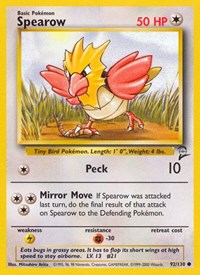 Spearow - Base Set 2 - 092/130