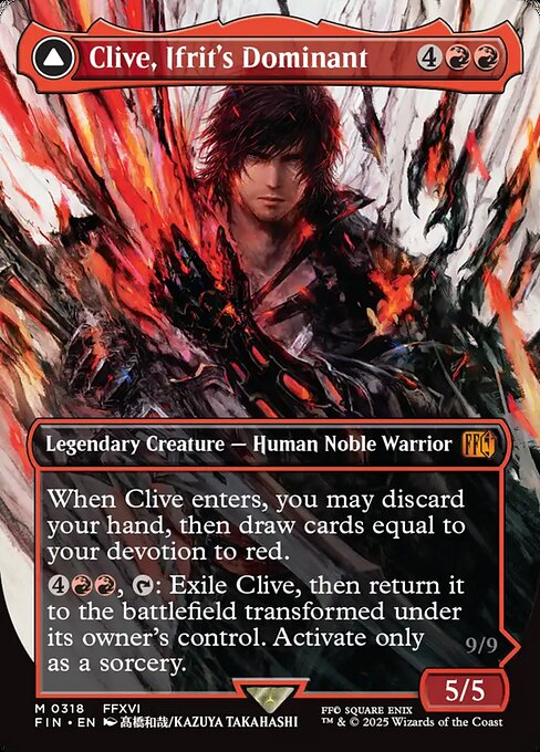 Clive, Ifrit's Dominant // Ifrit, Warden of Inferno - Final Fantasy - 318