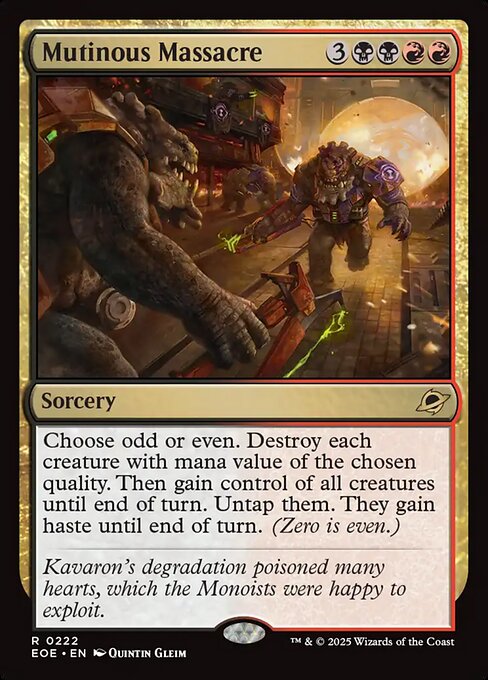 Mutinous Massacre - Edge of Eternities - 222