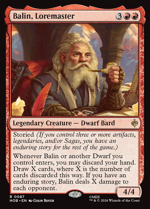 Balin, Loremaster - The Hobbit - 87