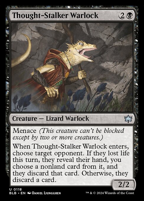 Thought-Stalker Warlock - Bloomburrow - 118