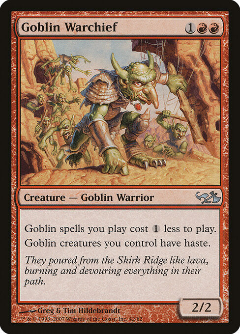 Goblin Warchief - Duel Decks: Elves vs. Goblins - 42