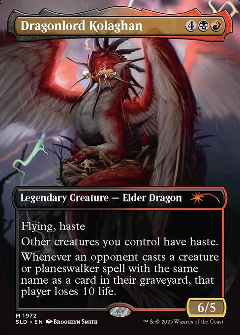 Dragonlord Kolaghan // Dragonlord Kolaghan - Secret Lair Drop - 1972