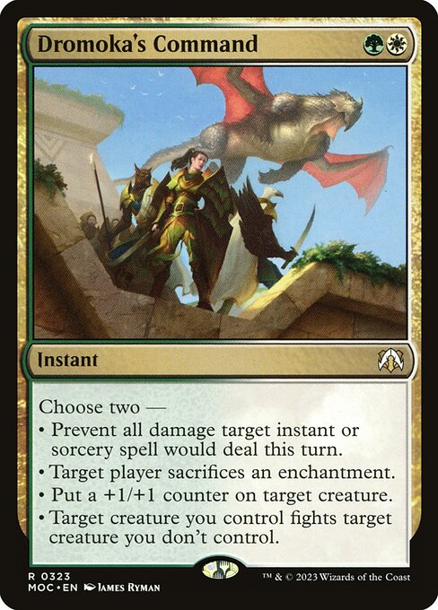 Dromoka's Command - March of the Machine Commander - 323