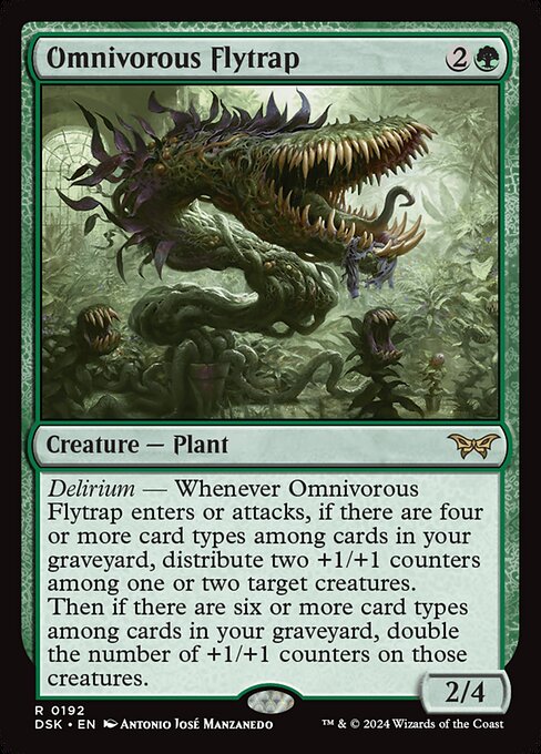Omnivorous Flytrap - Duskmourn: House of Horror - 192