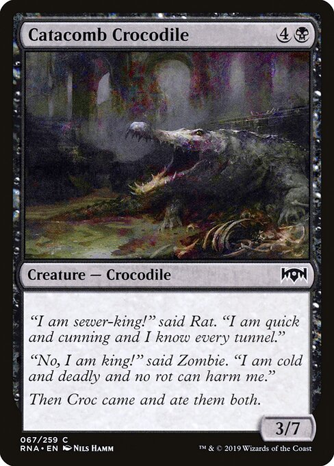 Catacomb Crocodile - Ravnica Allegiance - 67