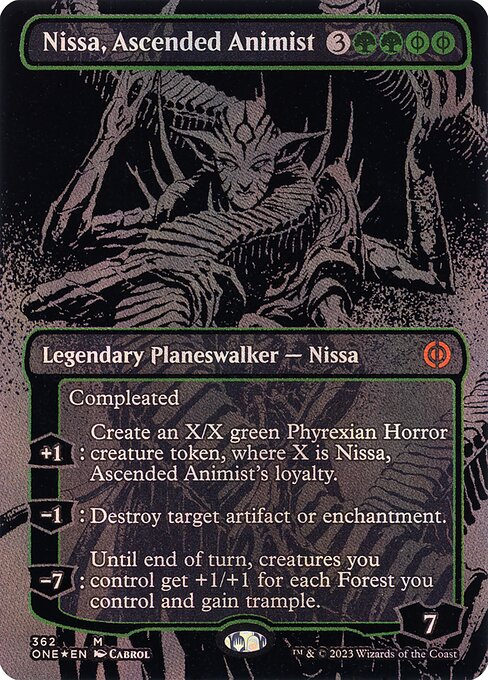 Nissa, Ascended Animist - Phyrexia: All Will Be One - 362