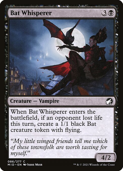 Bat Whisperer - Innistrad: Midnight Hunt - 86