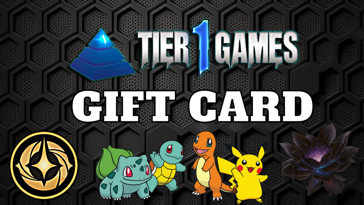Tier 1 Games Gift Card