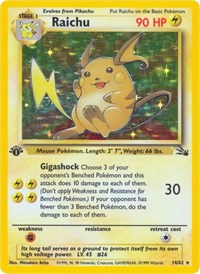 Raichu (14) - Fossil - 14/62