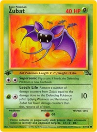 Zubat - Fossil - 57/62