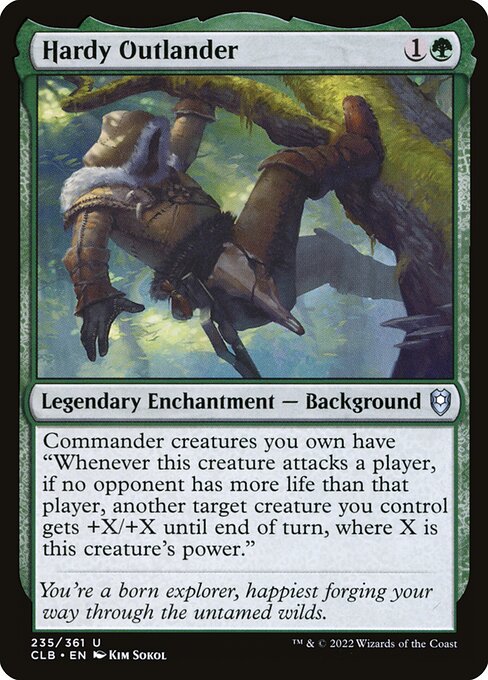 Hardy Outlander - Commander Legends: Battle for Baldur's Gate - 235