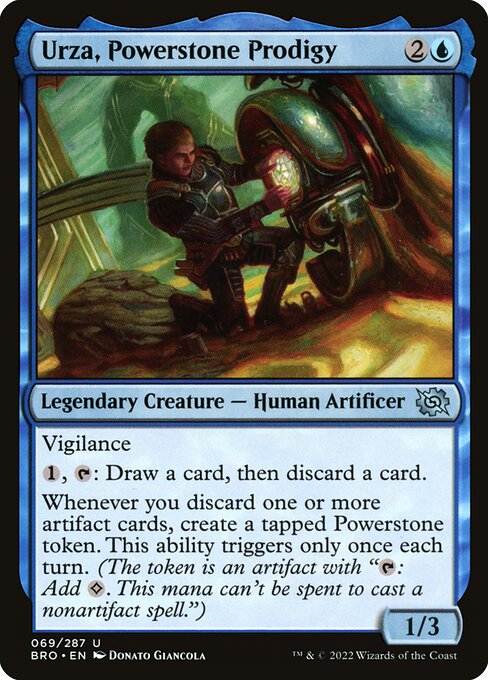 Urza, Powerstone Prodigy - The Brothers' War - 69