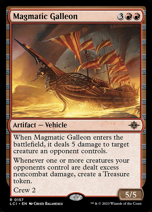 Magmatic Galleon - The Lost Caverns of Ixalan - 157