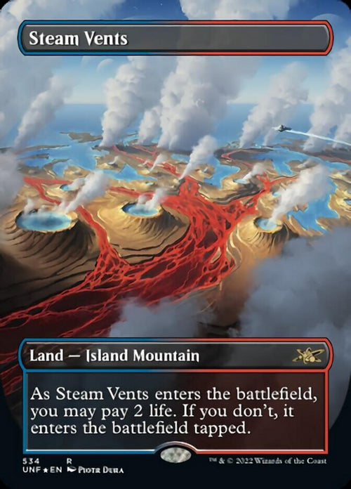 Steam Vents (Borderless) (Galaxy Foil) [Unfinity]