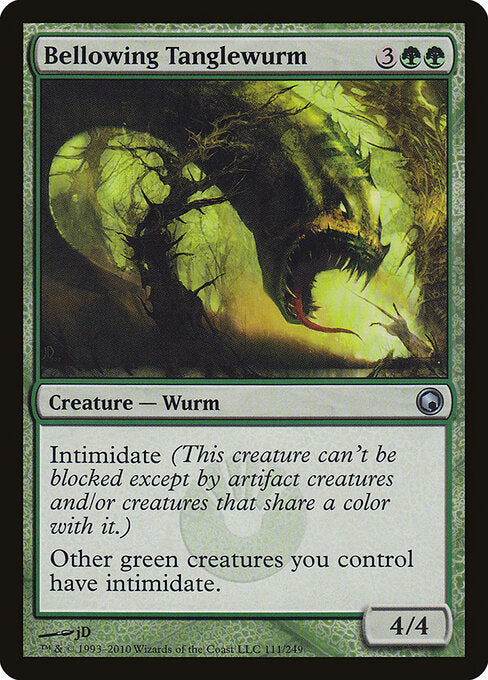 Bellowing Tanglewurm - Scars of Mirrodin - 111