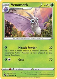 Venomoth - SWSH12: Silver Tempest - 002/195