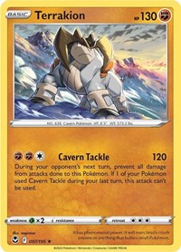 Terrakion - SWSH12: Silver Tempest - 097/195