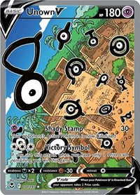 Unown V (Alternate Full Art) - SWSH12: Silver Tempest - 177/195