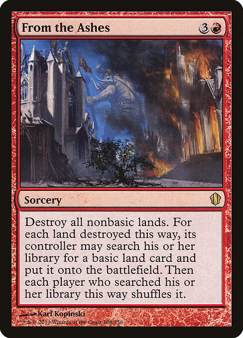 From the Ashes - Commander 2013 - 108