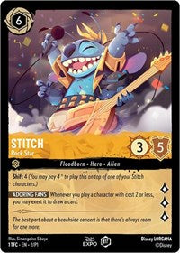 Stitch - Rock Star - D23 Promos - 2