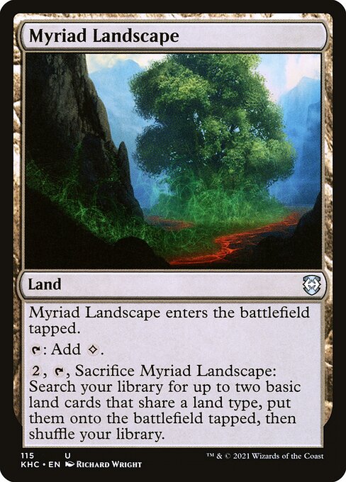 Myriad Landscape - Kaldheim Commander - 115