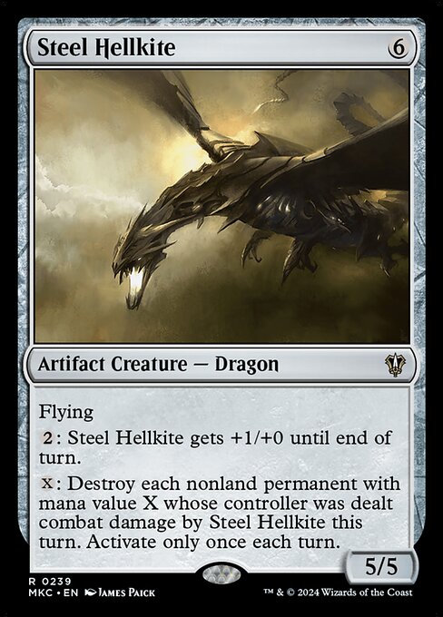 Steel Hellkite - Murders at Karlov Manor Commander - 239