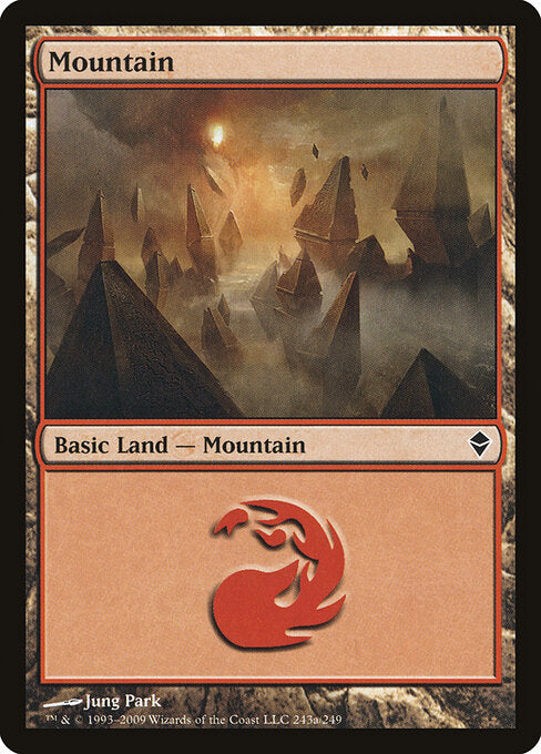 Mountain - Zendikar - 243a