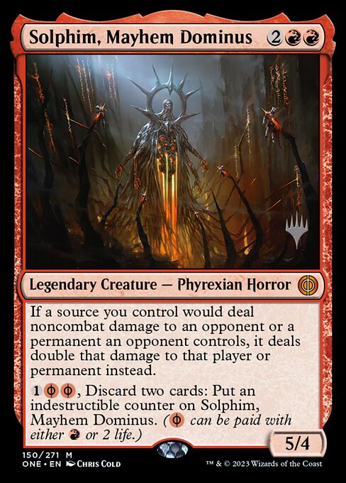 Solphim, Mayhem Dominus - Phyrexia: All Will Be One Promos - 150p