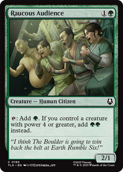 Raucous Audience [Avatar: The Last Airbender]