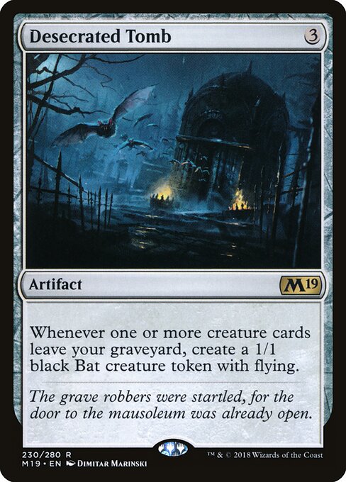 Desecrated Tomb - Core Set 2019 - 230