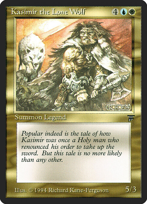 Kasimir the Lone Wolf - Legends - 237