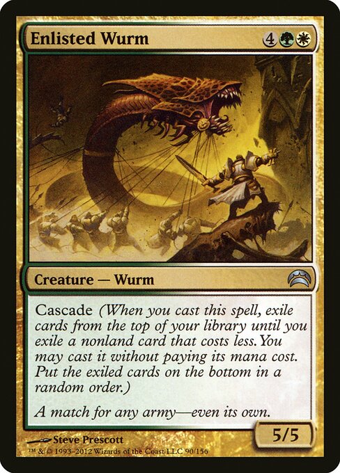Enlisted Wurm - Planechase 2012 - 90
