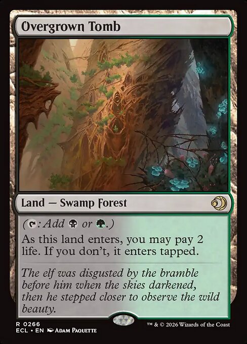 Overgrown Tomb - Lorwyn Eclipsed - 266