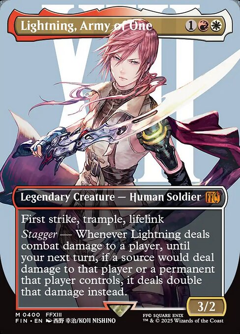 Lightning, Army of One - Final Fantasy - 400