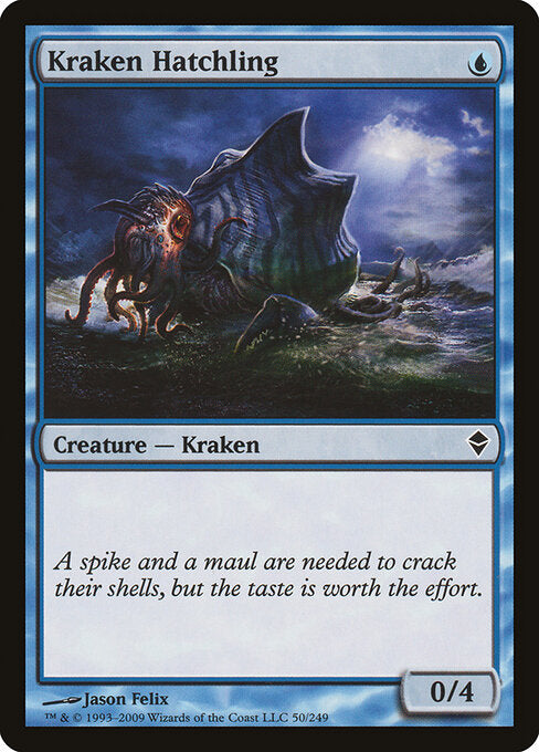 Kraken Hatchling - Zendikar - 50