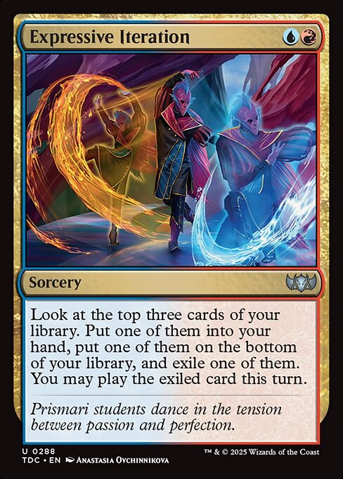 Expressive Iteration - Tarkir: Dragonstorm Commander - 288