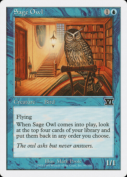 Sage Owl - Classic Sixth Edition - 95