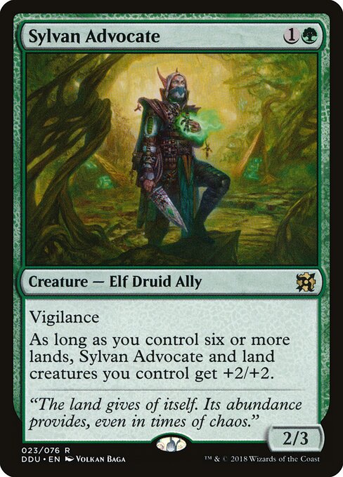 Sylvan Advocate - Duel Decks: Elves vs. Inventors - 23