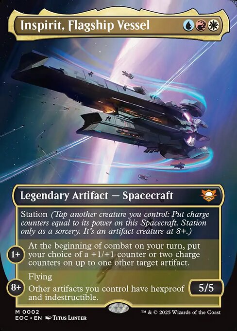Inspirit, Flagship Vessel - Edge of Eternities Commander - 2
