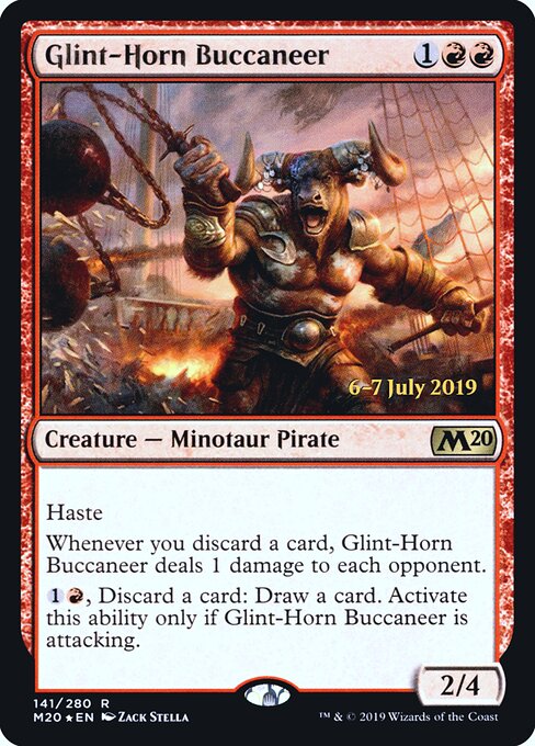 Glint-Horn Buccaneer - Core Set 2020 Promos - 141s