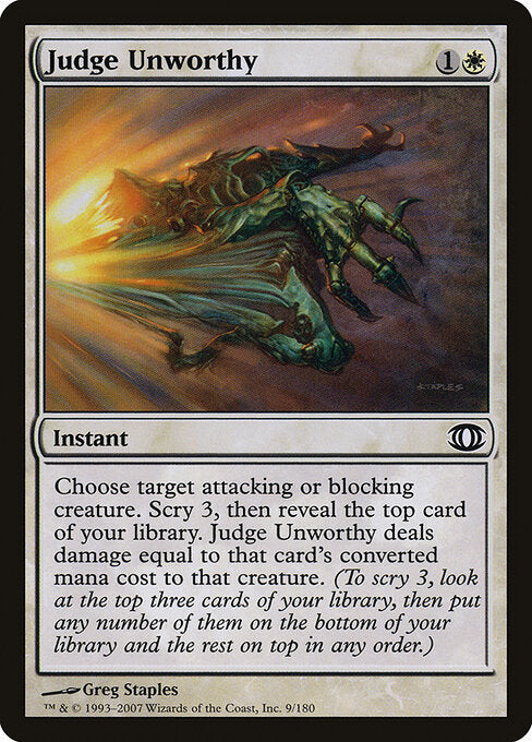 Judge Unworthy - Future Sight - 9