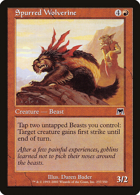 Spurred Wolverine - Onslaught - 237