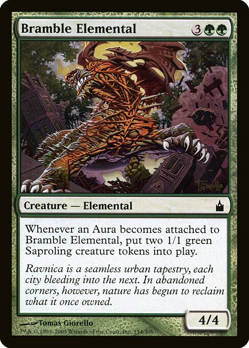 Bramble Elemental - Ravnica: City of Guilds - 154