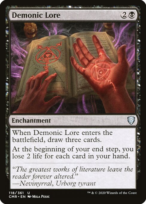 Demonic Lore - Commander Legends - 118